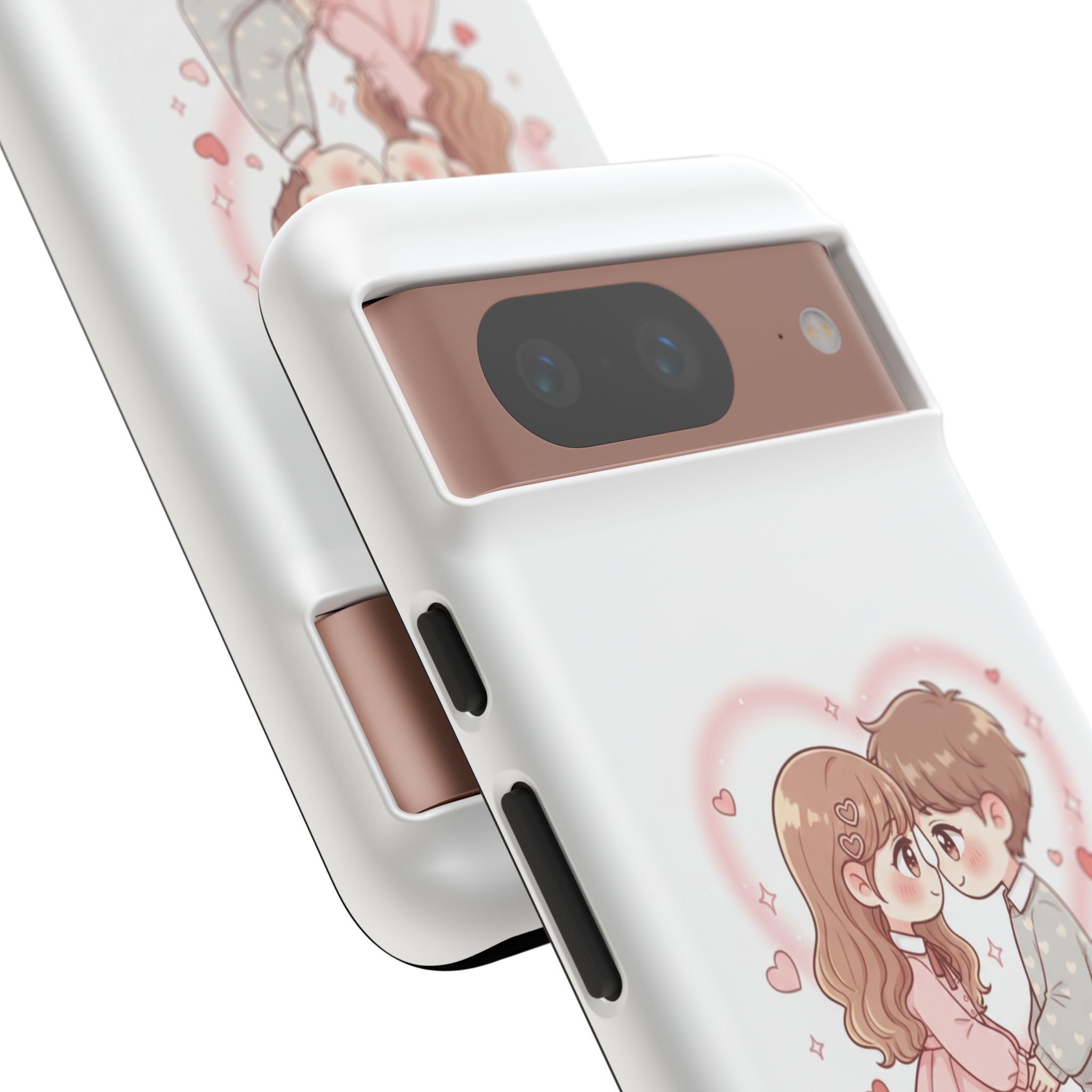 NDR™ Cute Couple "Be Mine" Phone Case. Romantic Valentine’s Protective Cover