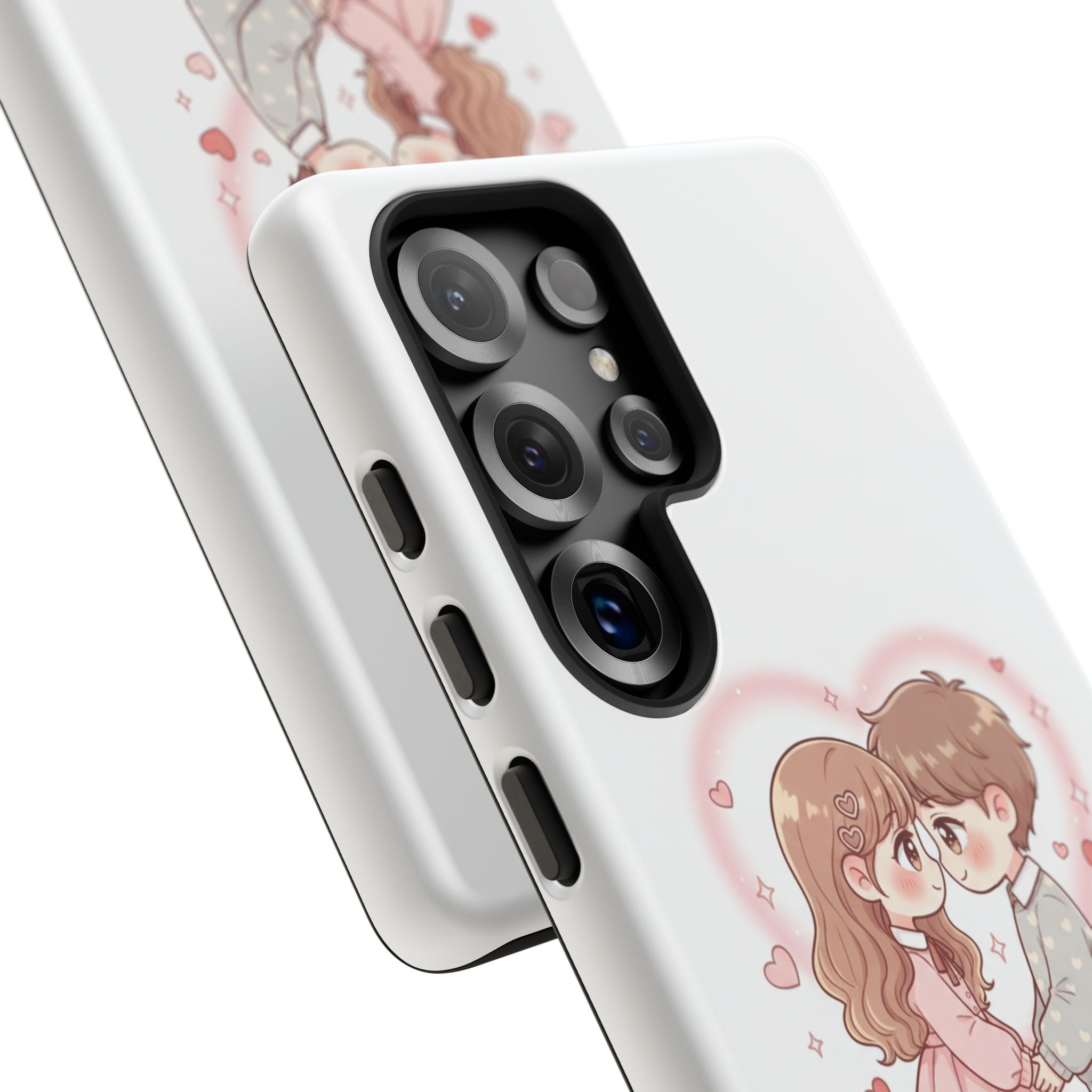NDR™ Cute Couple "Be Mine" Phone Case. Romantic Valentine’s Protective Cover