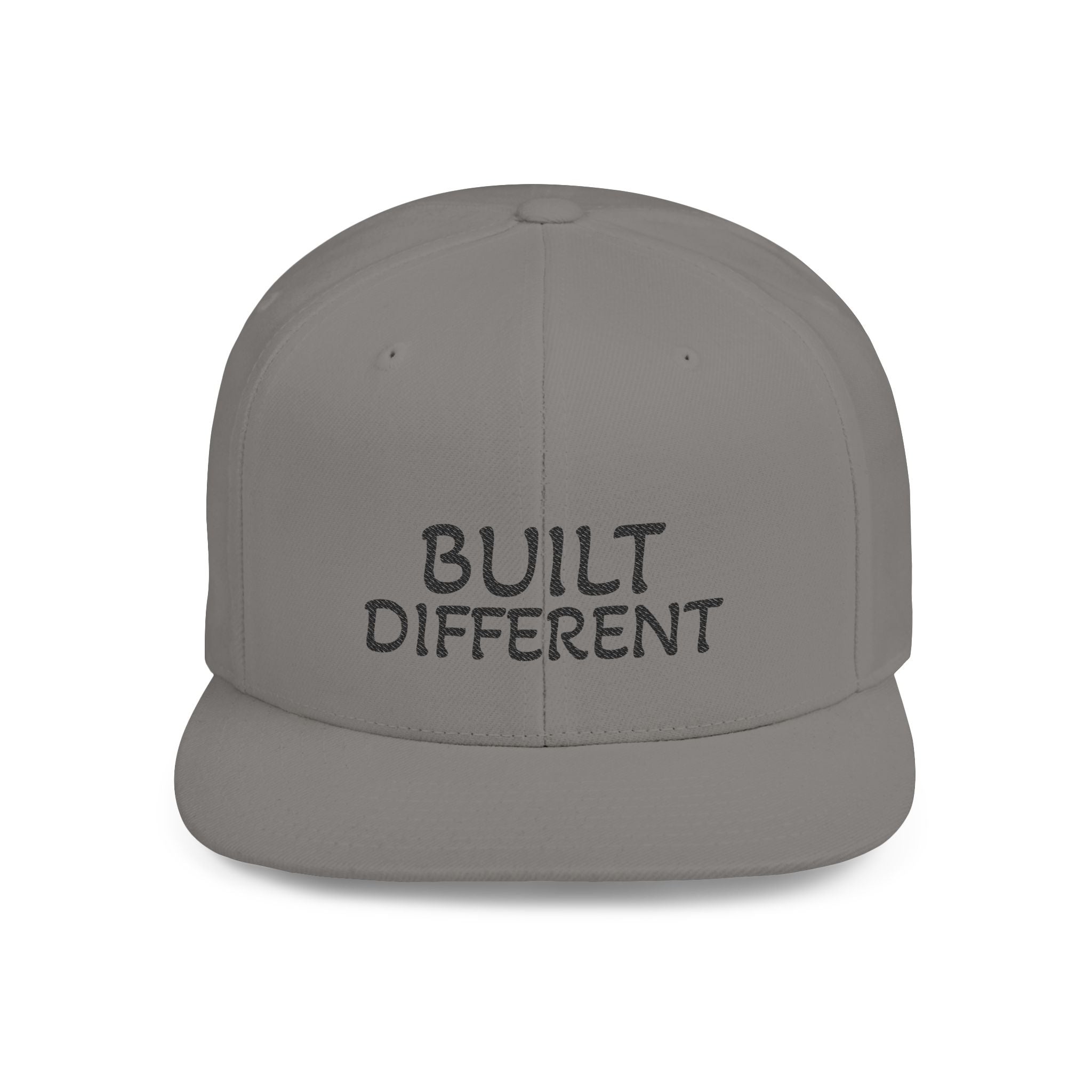 NDR™ Built Different Flat Bill Snapback Hat.