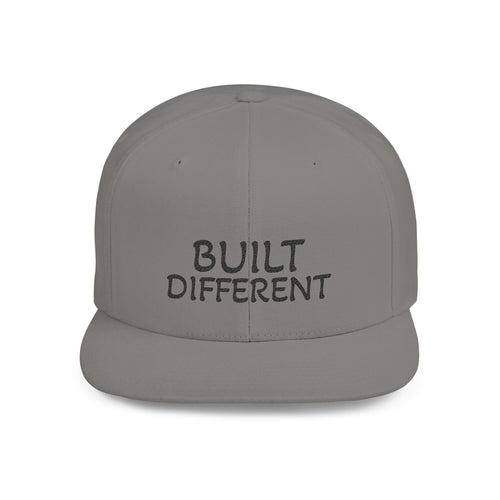 NDR™ Built Different Flat Bill Snapback Hat.