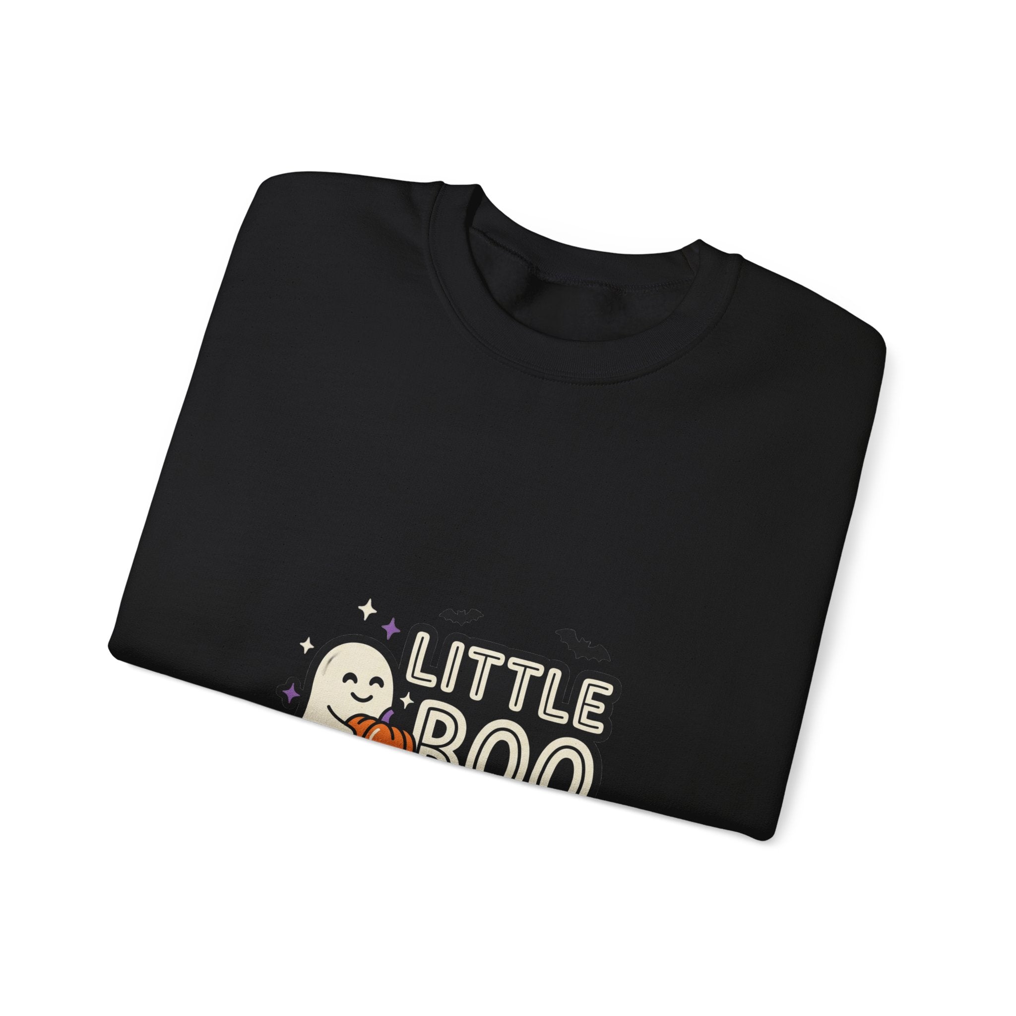Little Boo Sweatshirt | Halloween Family Shirts, Cute Ghost Pumpkin Design