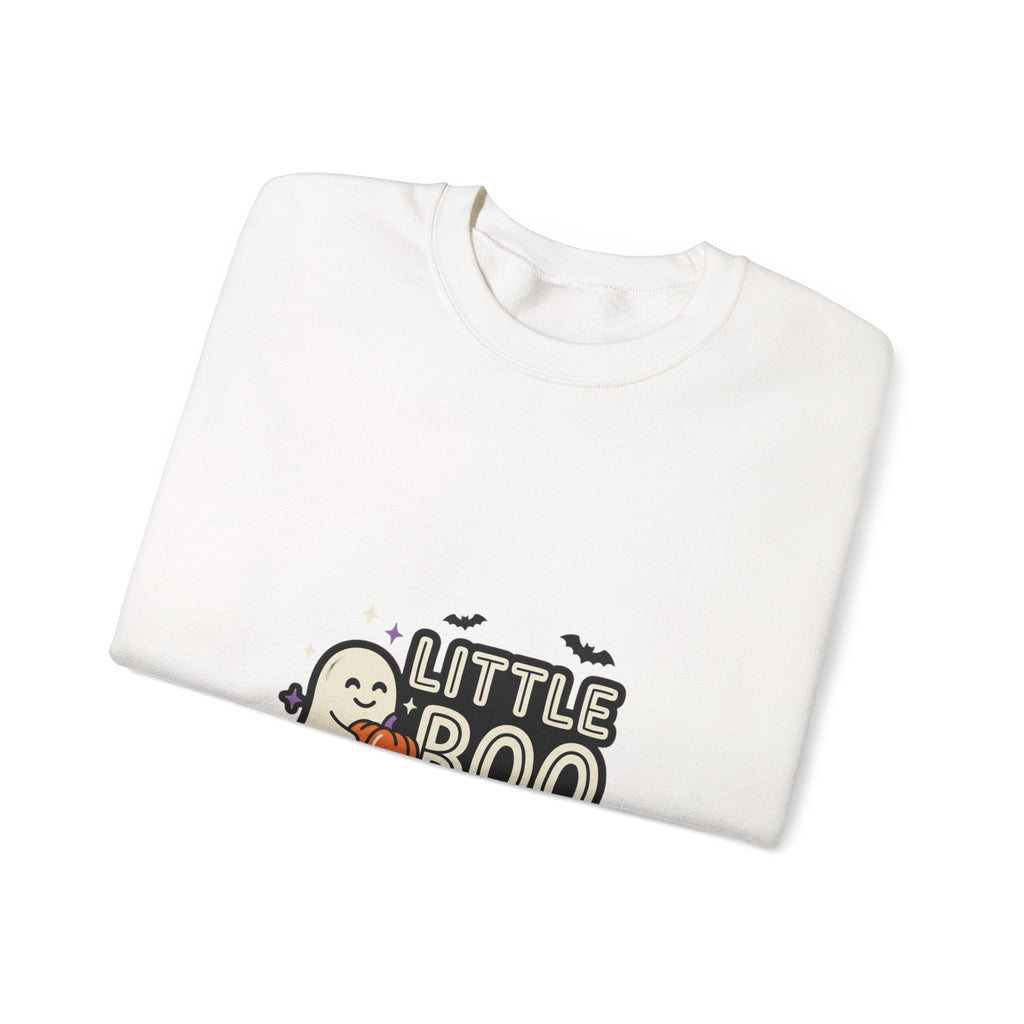 Little Boo Sweatshirt | Halloween Family Shirts, Cute Ghost Pumpkin Design
