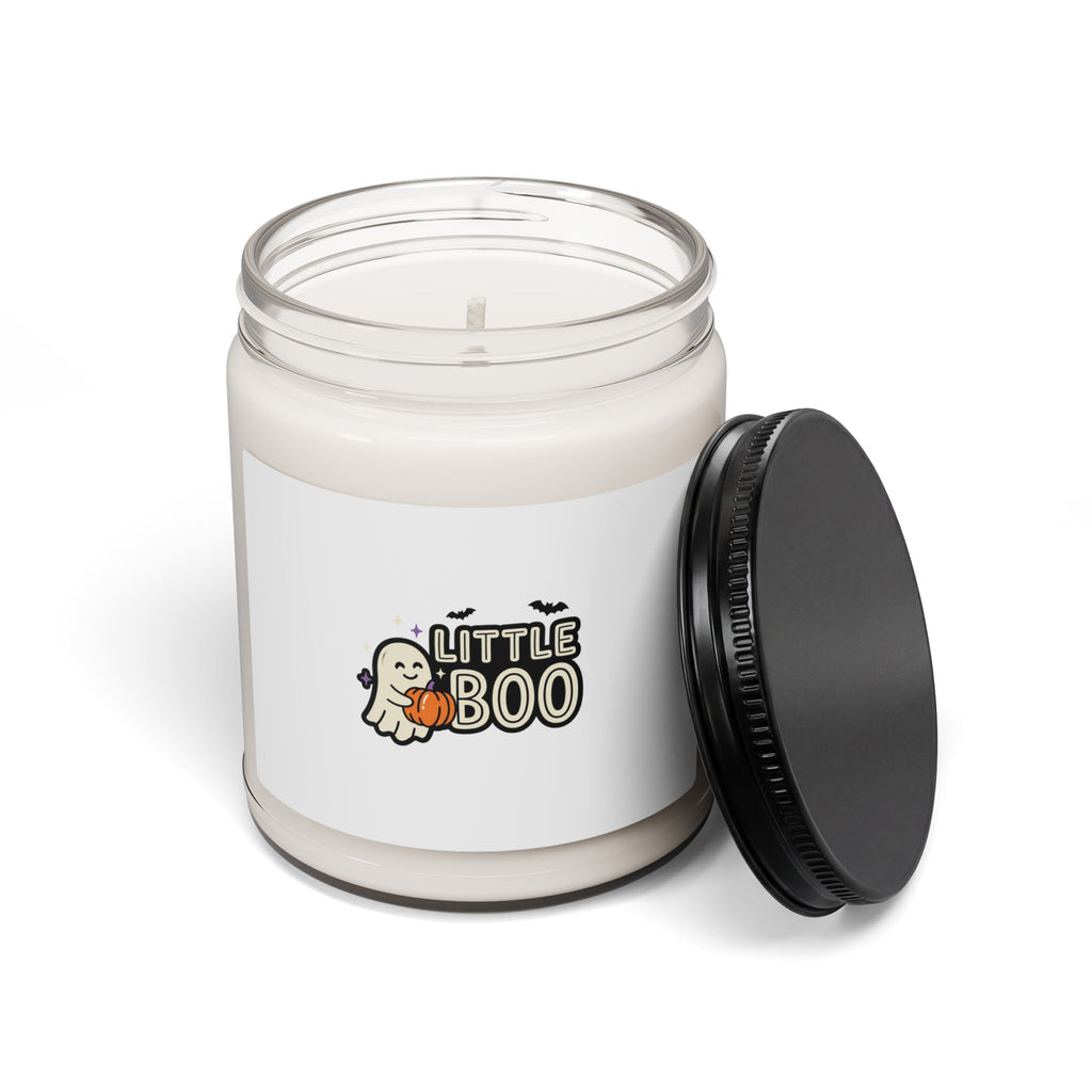 Little Boo Halloween Candle | Scented Soy, Pumpkin Ghost Label