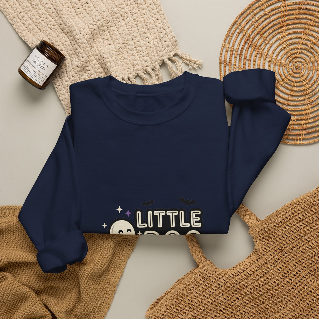 Little Boo Sweatshirt | Halloween Family Shirts, Cute Ghost Pumpkin Design