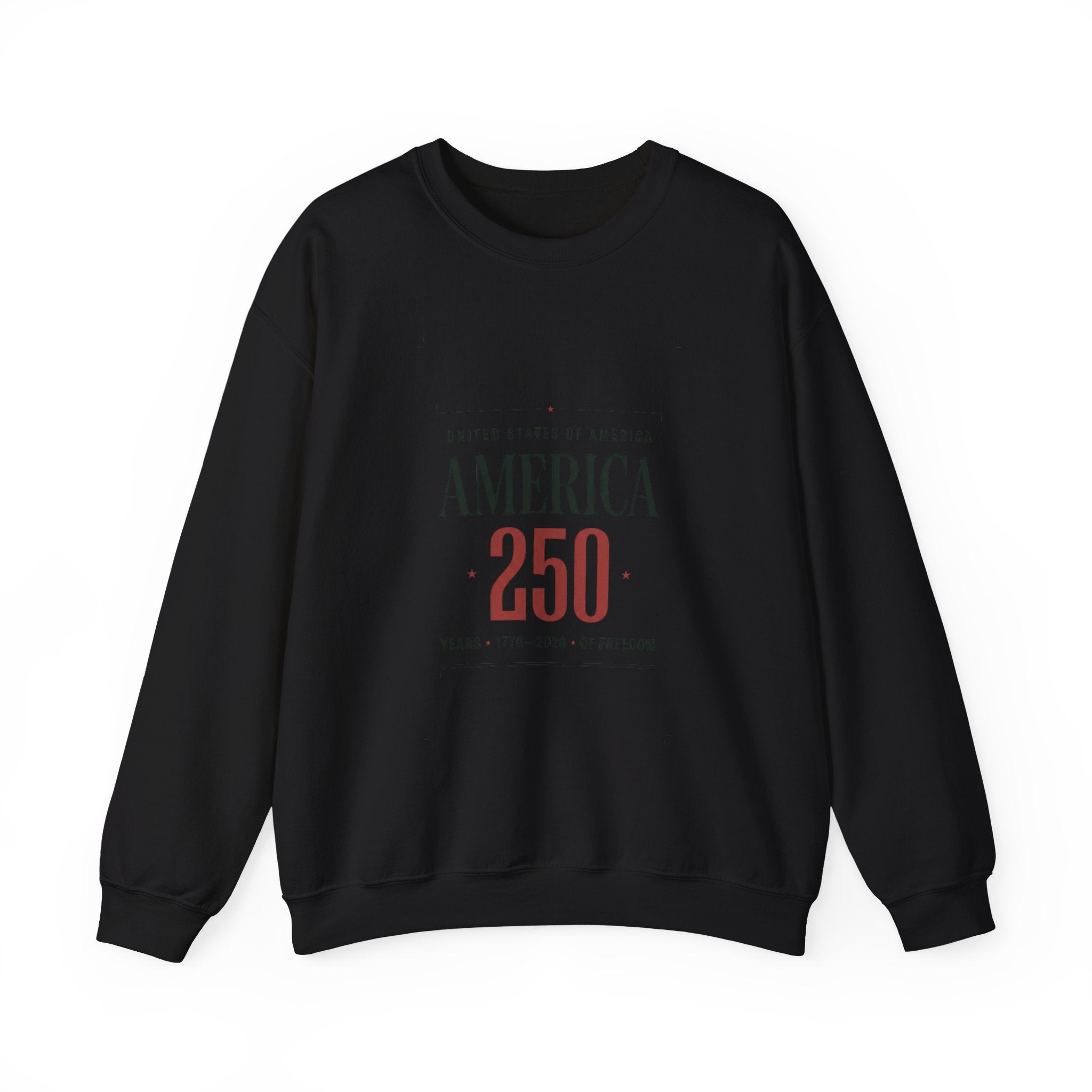 America 250 Crewneck Sweatshirt | 4th of July 250th Anniversary Patriotic