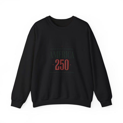 America 250 Crewneck Sweatshirt | 4th of July 250th Anniversary Patriotic