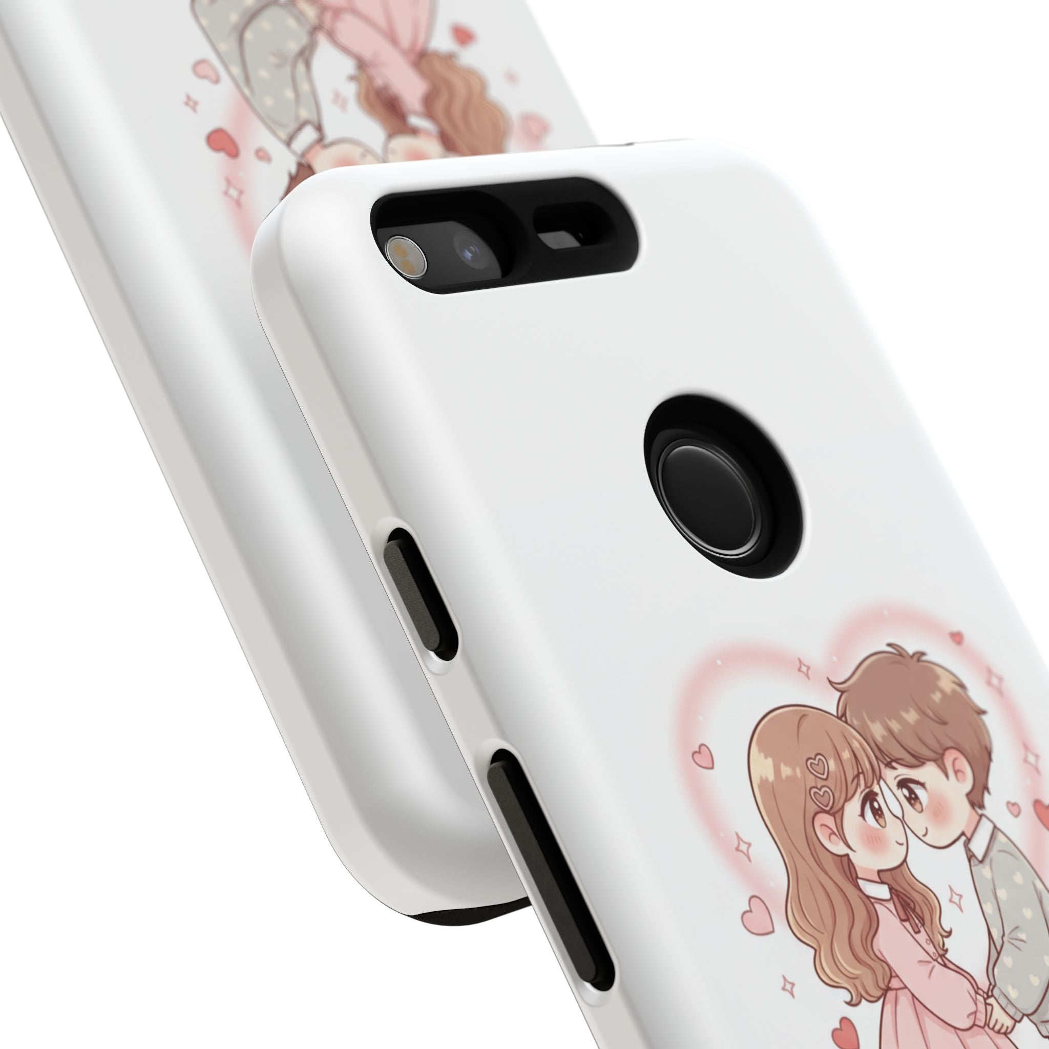 NDR™ Cute Couple "Be Mine" Phone Case. Romantic Valentine’s Protective Cover