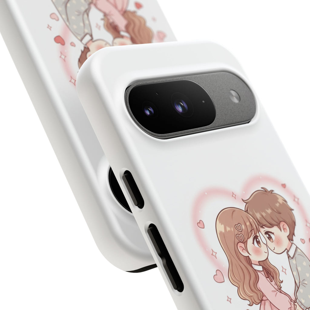 NDR™ Cute Couple "Be Mine" Phone Case. Romantic Valentine’s Protective Cover