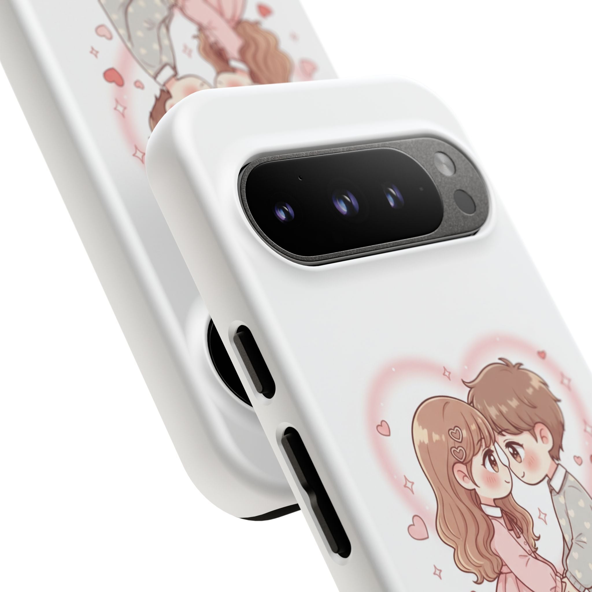 NDR™ Cute Couple "Be Mine" Phone Case. Romantic Valentine’s Protective Cover