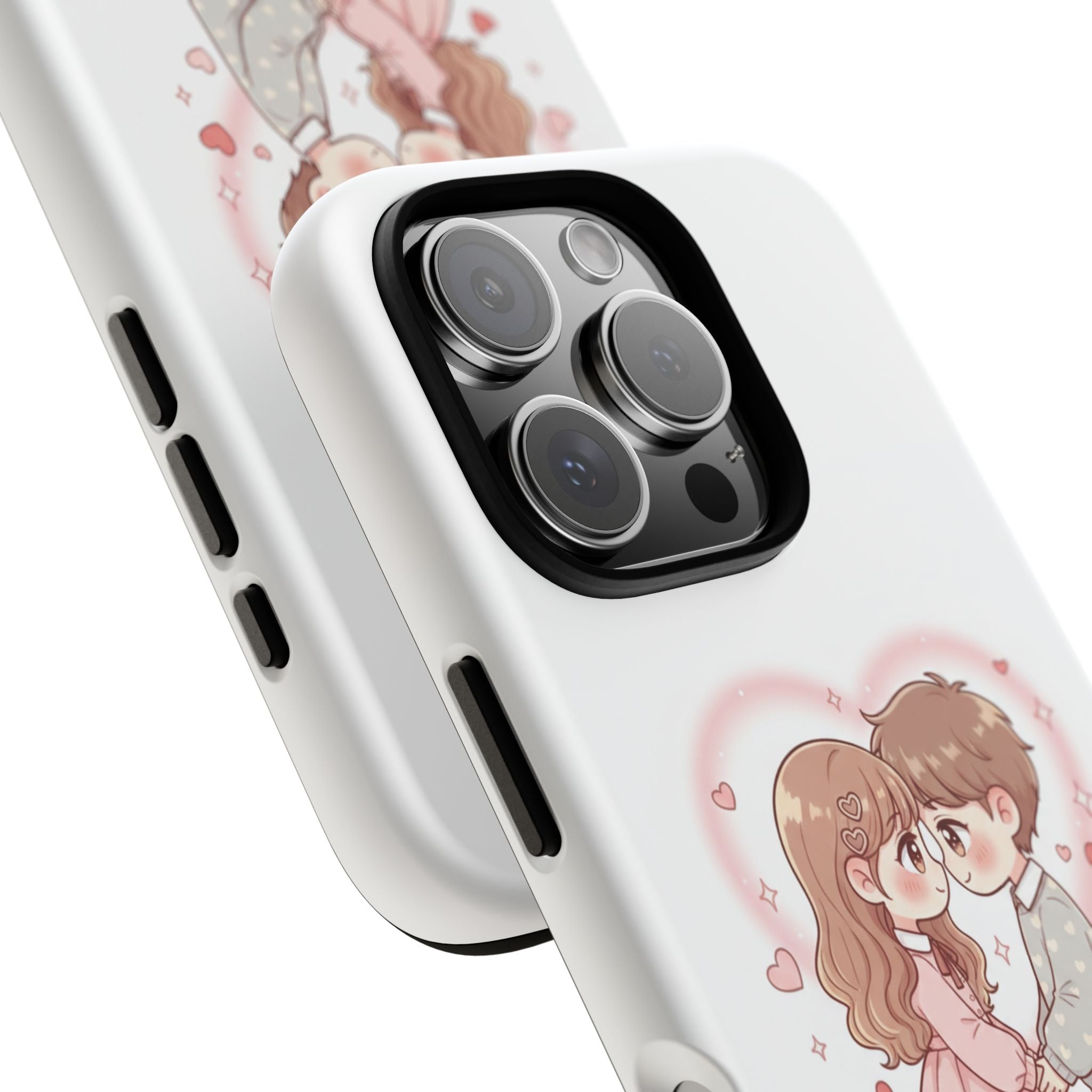 NDR™ Cute Couple "Be Mine" Phone Case. Romantic Valentine’s Protective Cover