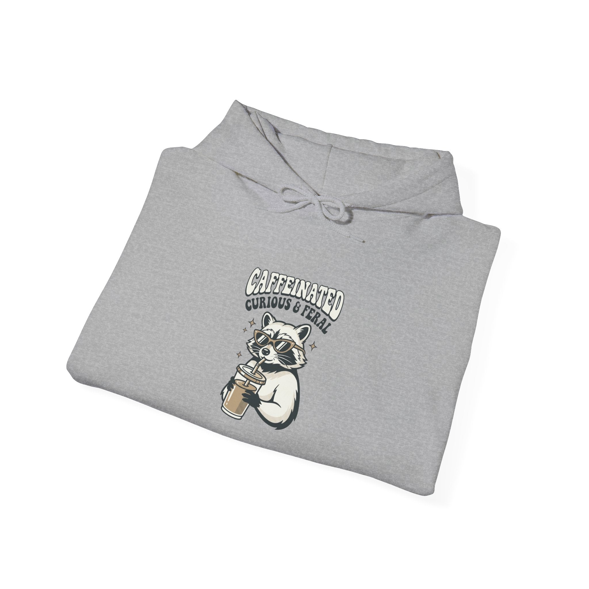 Feral Raccoon Moonlit Wilderness Hoodie | Celestial Trash-Panda Aesthetic