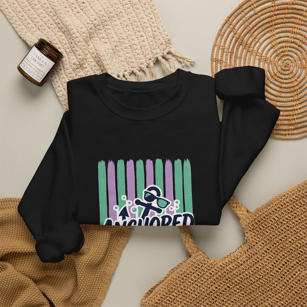 Anchored and Unbothered Sweatshirt | Cruise Vacation, Nautical Anchor Tee