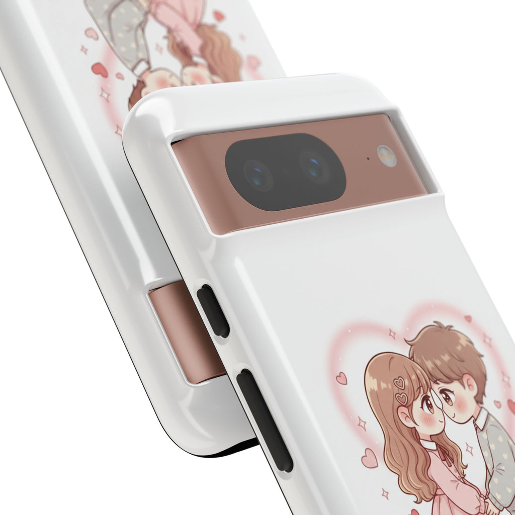 NDR™ Cute Couple "Be Mine" Phone Case. Romantic Valentine’s Protective Cover