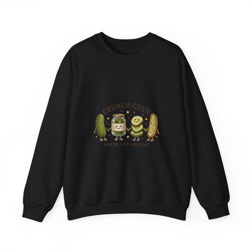 Crunch Crew Pickle Crewneck Sweatshirt | Pickles, Snack Sip Repeat