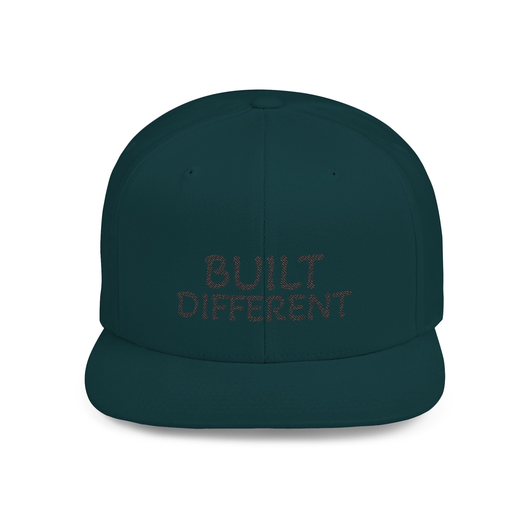 NDR™ Built Different Flat Bill Snapback Hat.