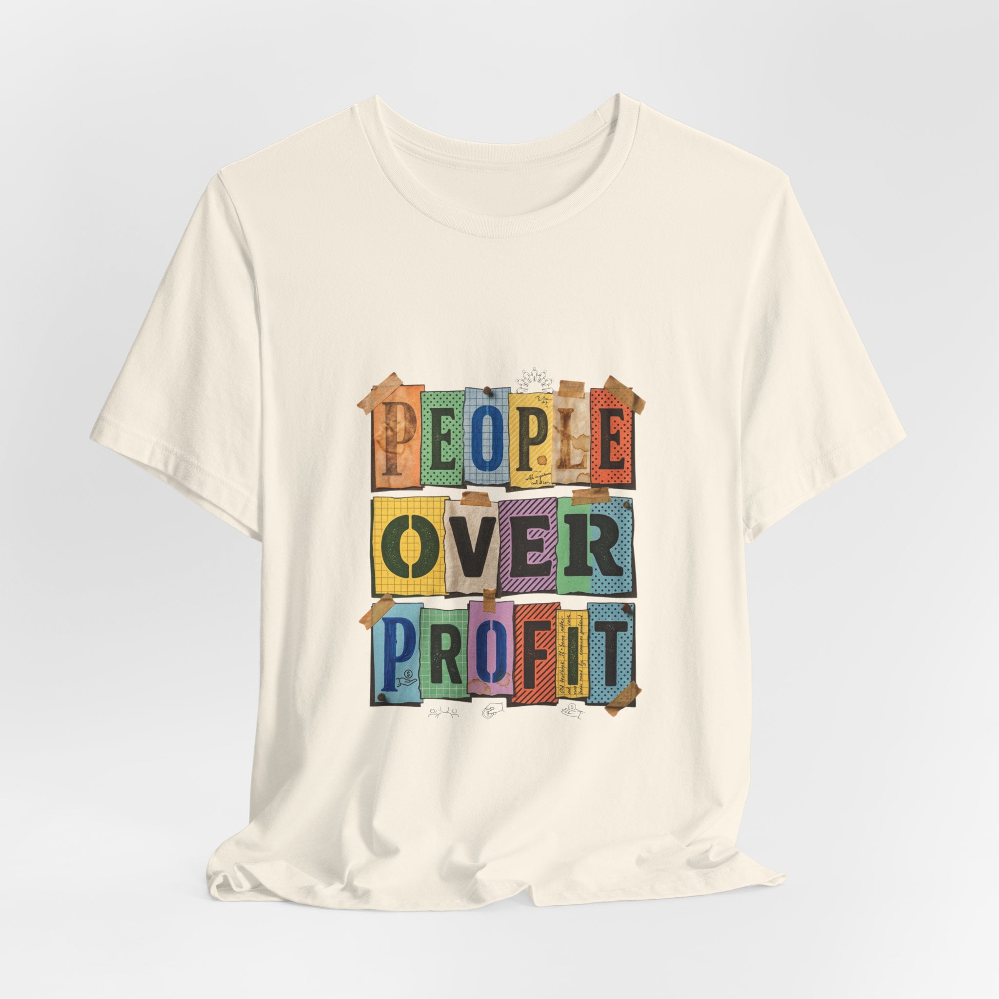 People Over Profit Tee | Values-Led Statement Shirt, Social Justice Apparel