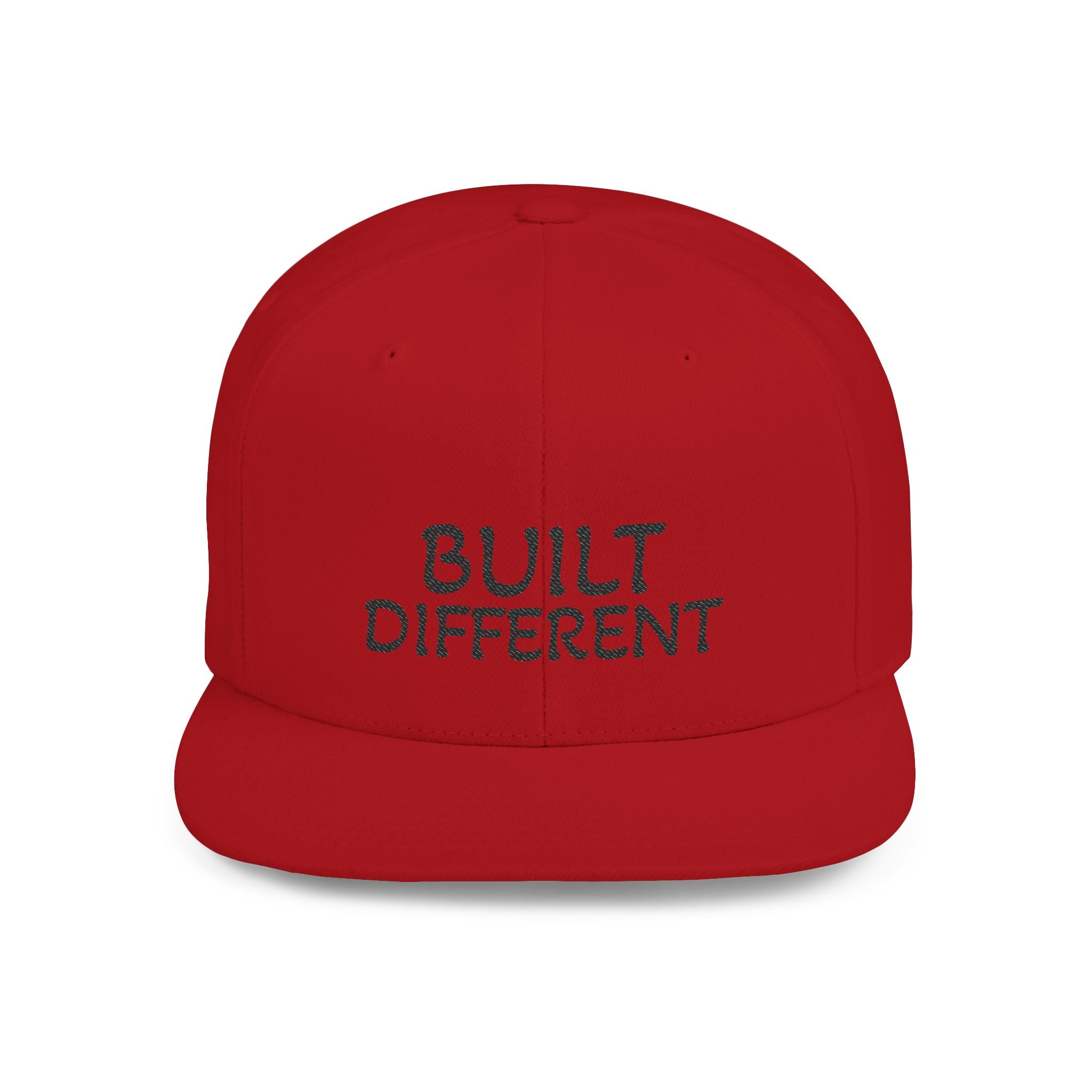 NDR™ Built Different Flat Bill Snapback Hat.