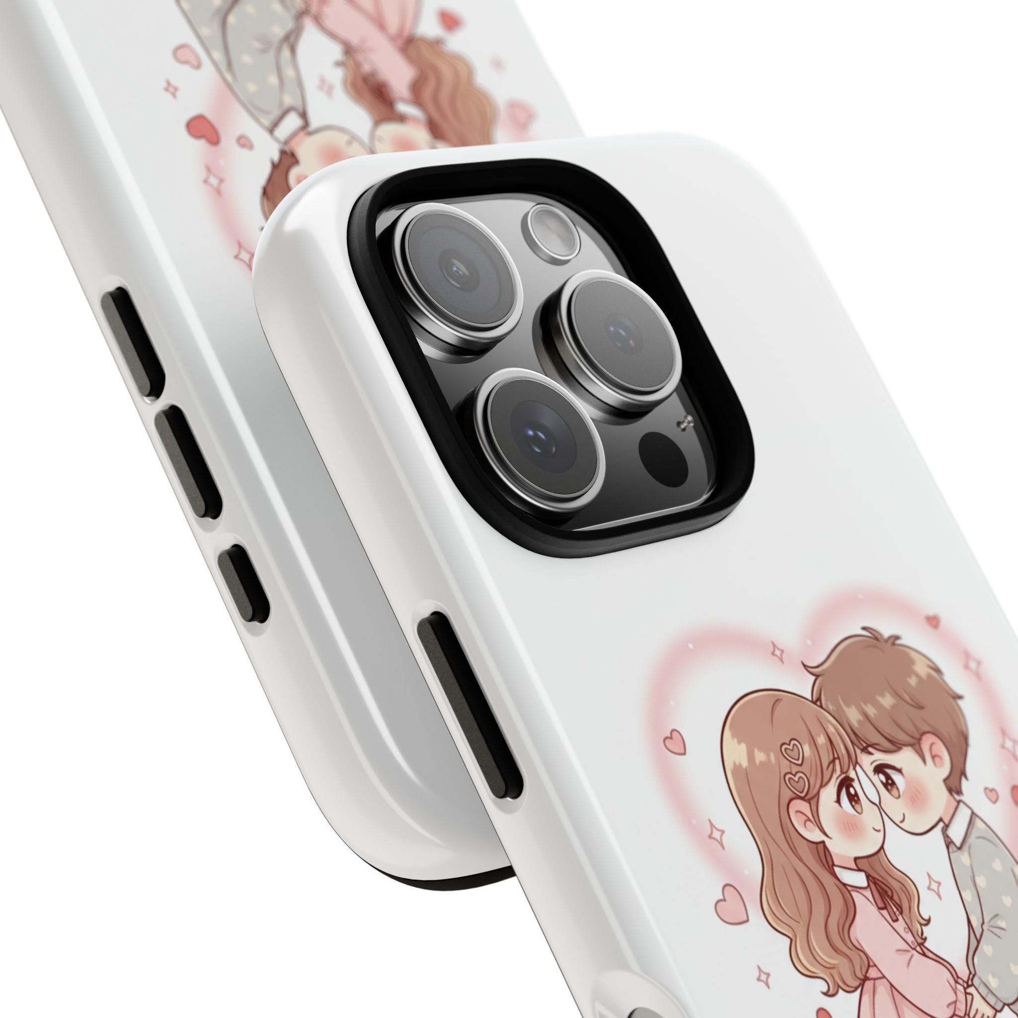 NDR™ Cute Couple "Be Mine" Phone Case. Romantic Valentine’s Protective Cover