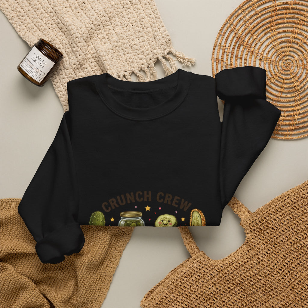 Crunch Crew Pickle Crewneck Sweatshirt | Pickles, Snack Sip Repeat